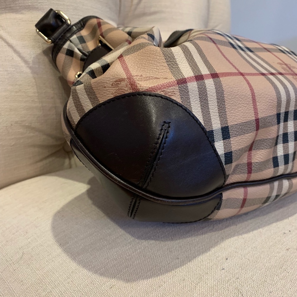 Burberry Haymarket Nova Check Satchel Hand… - Picture 4 of 7